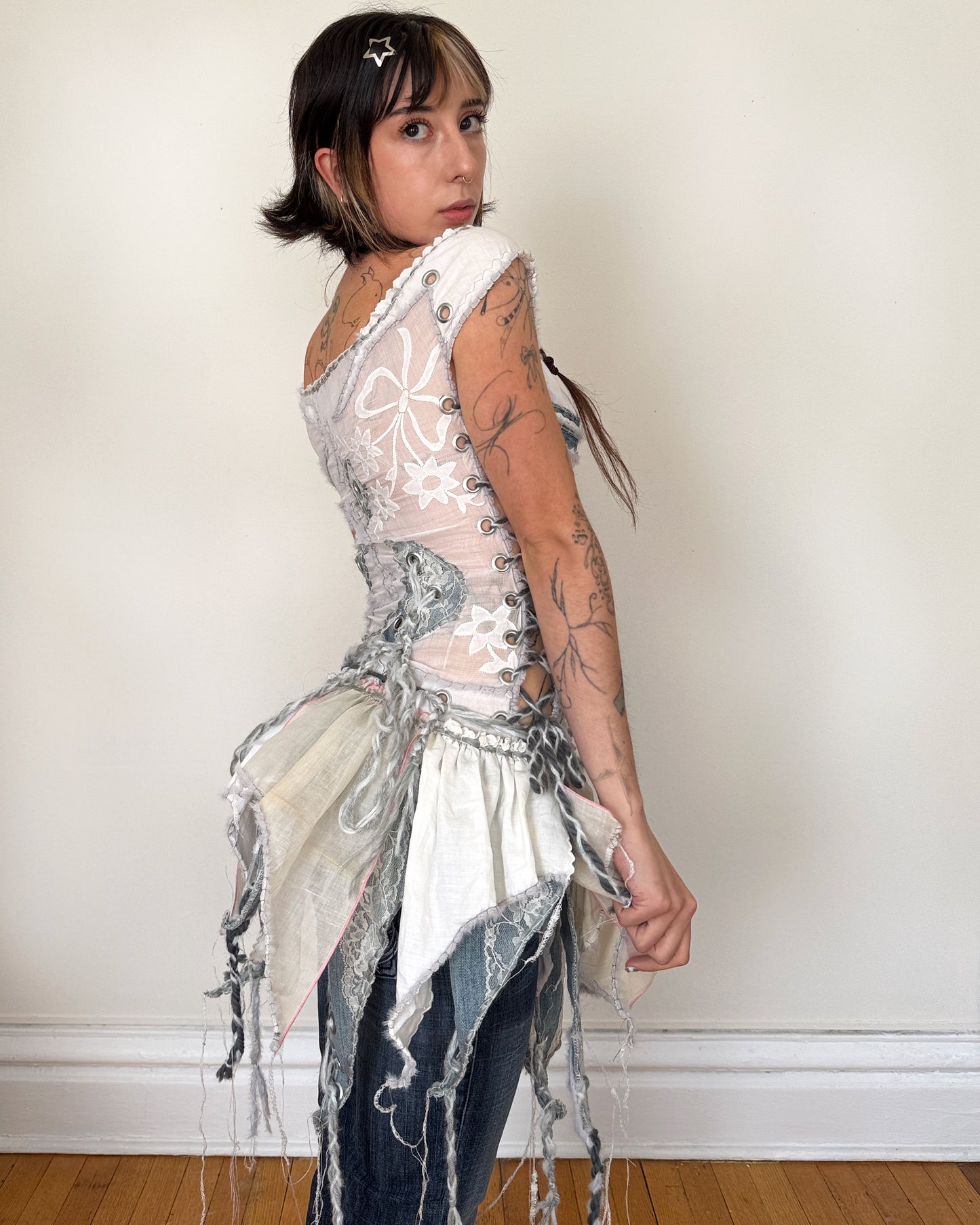 denim dance dress