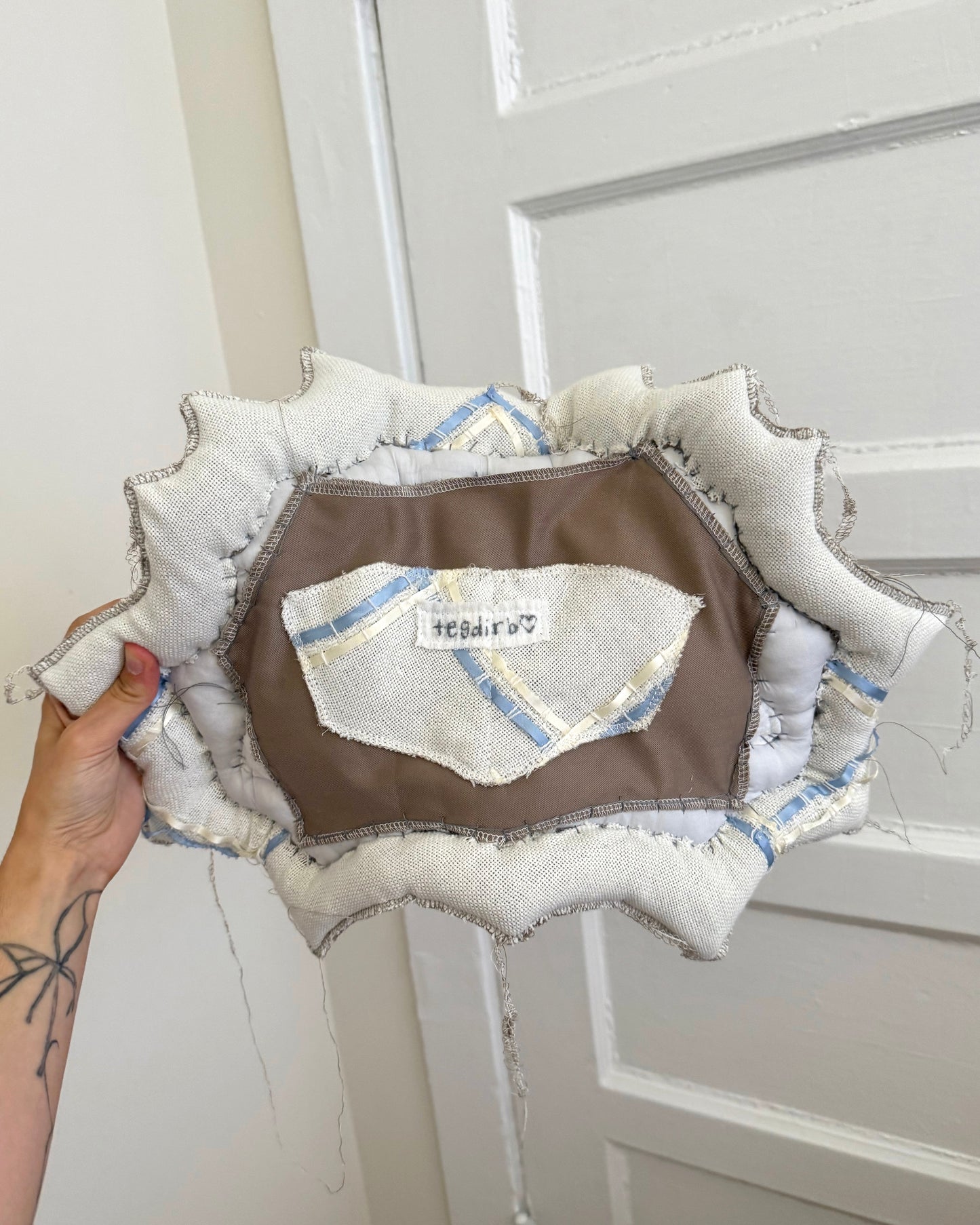 white belt bag