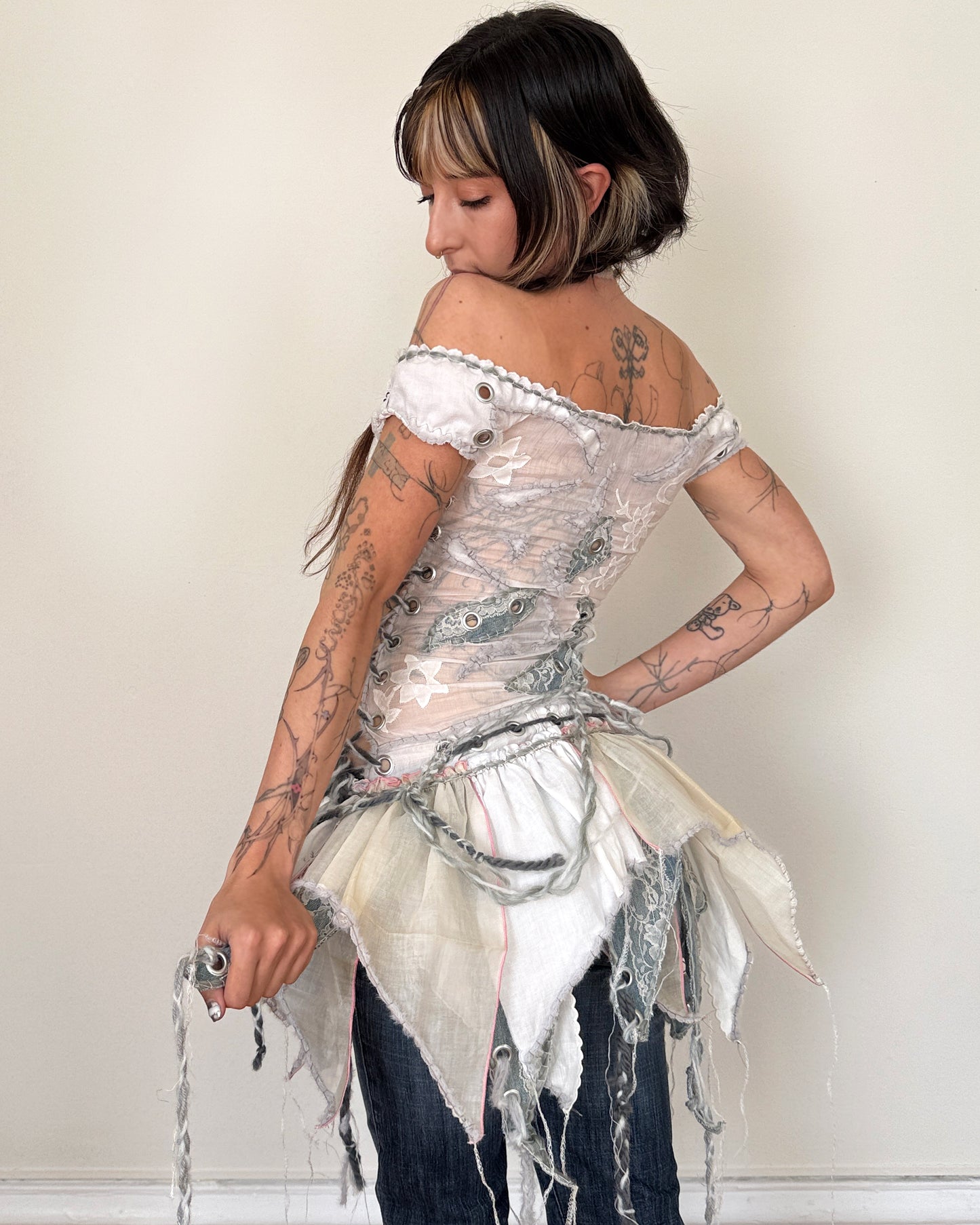 denim dance dress