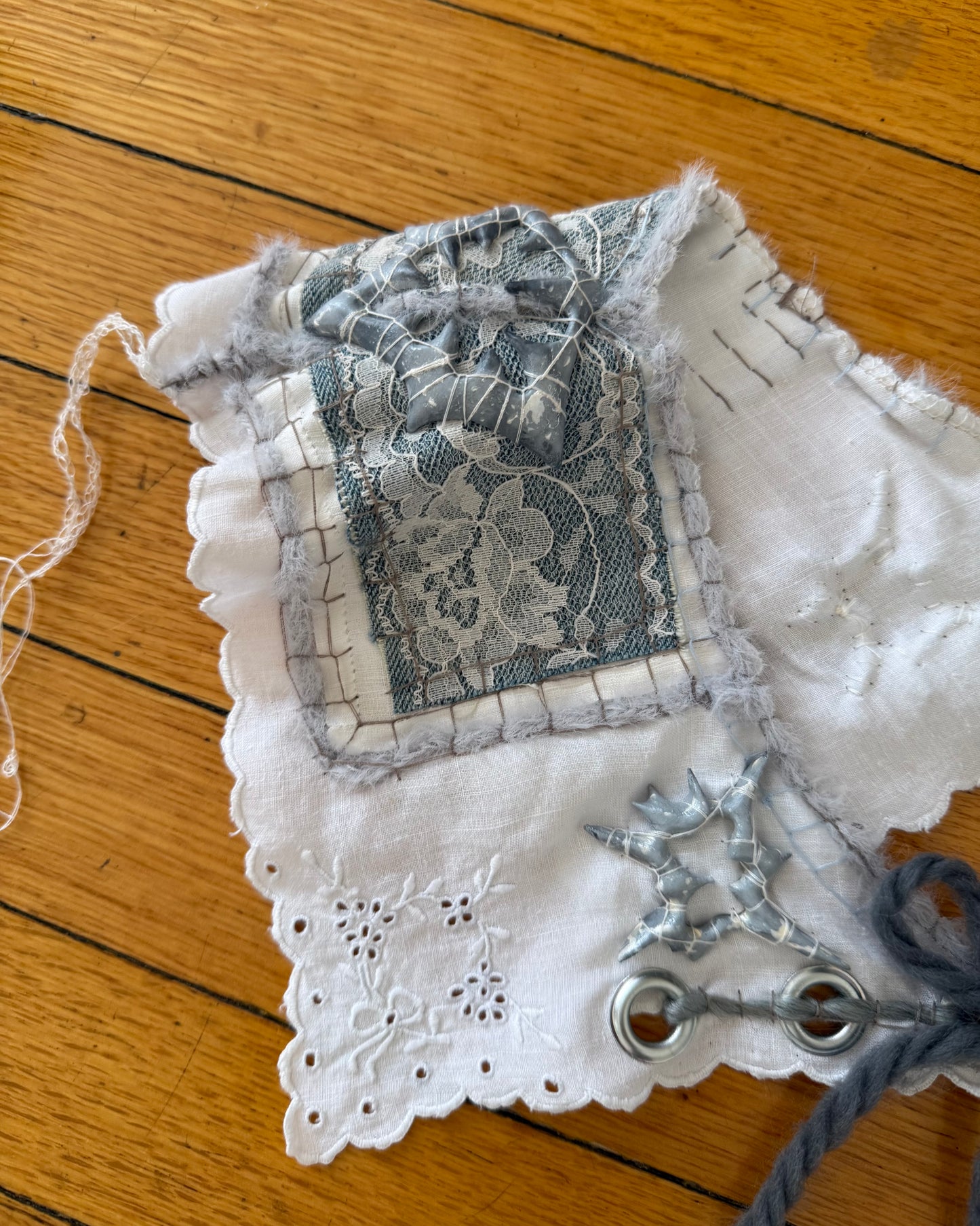 denim dance garter