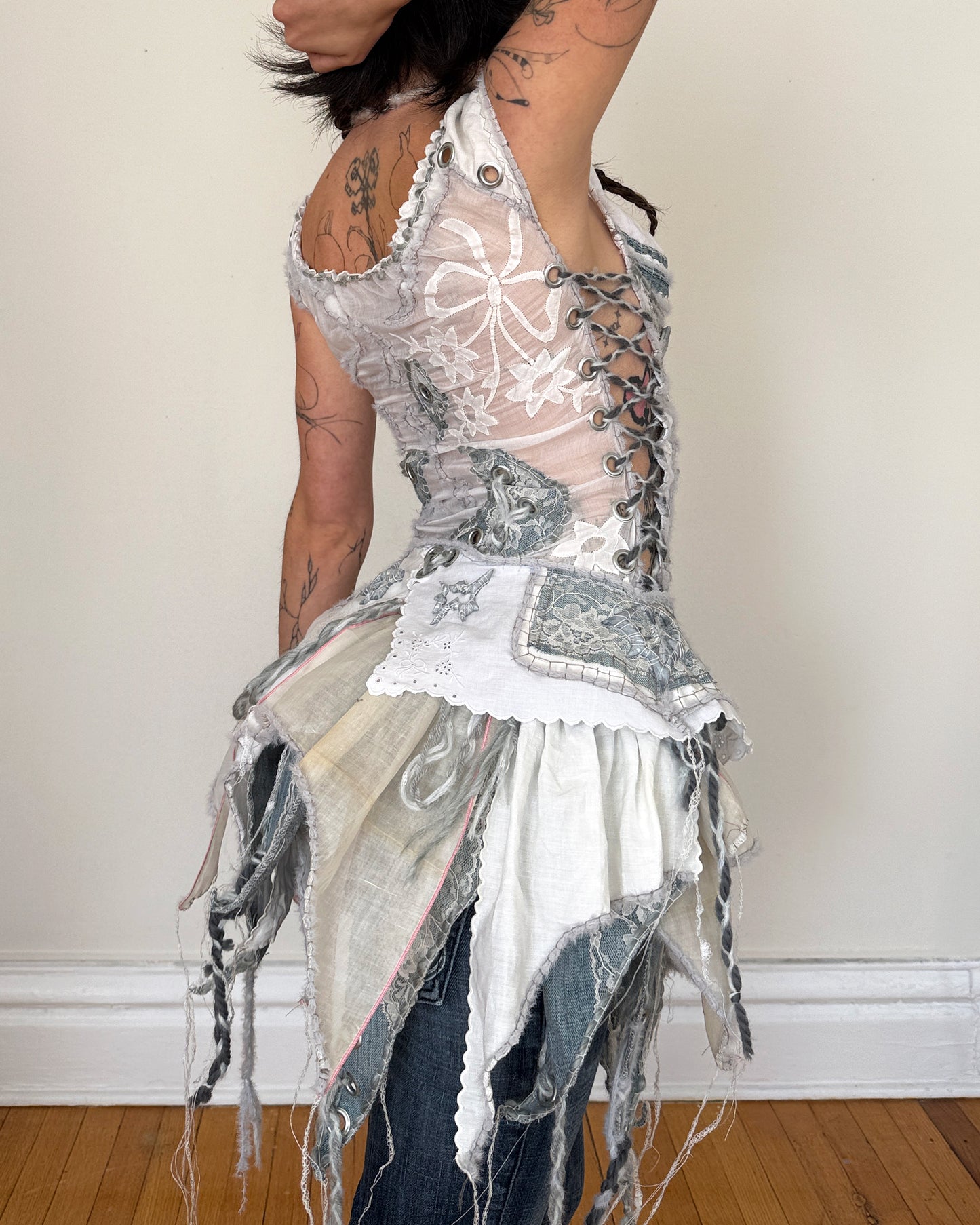 denim dance dress