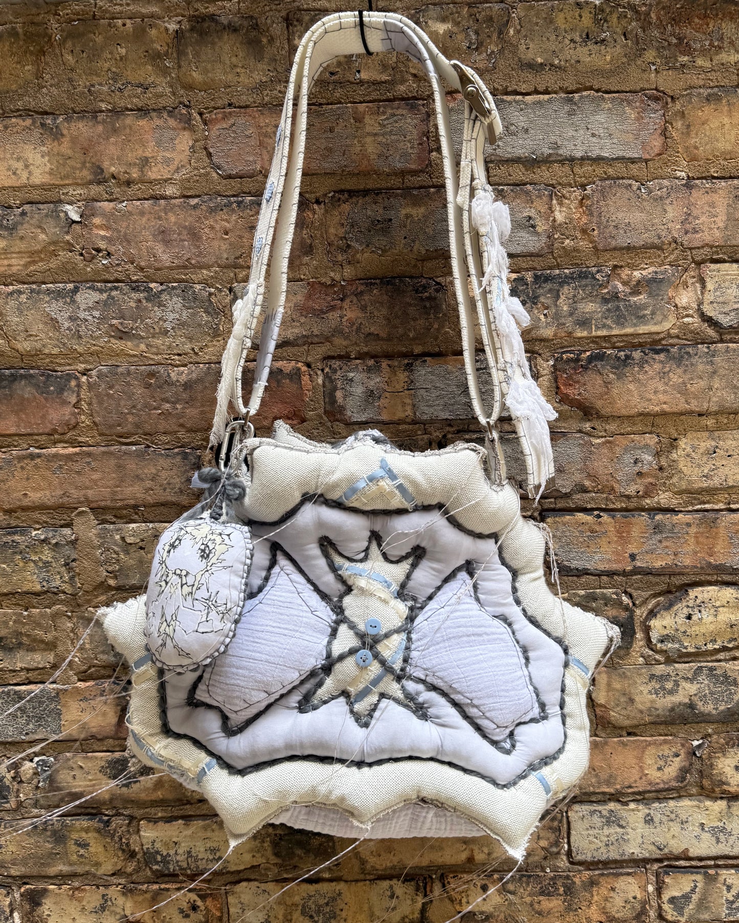 white belt bag