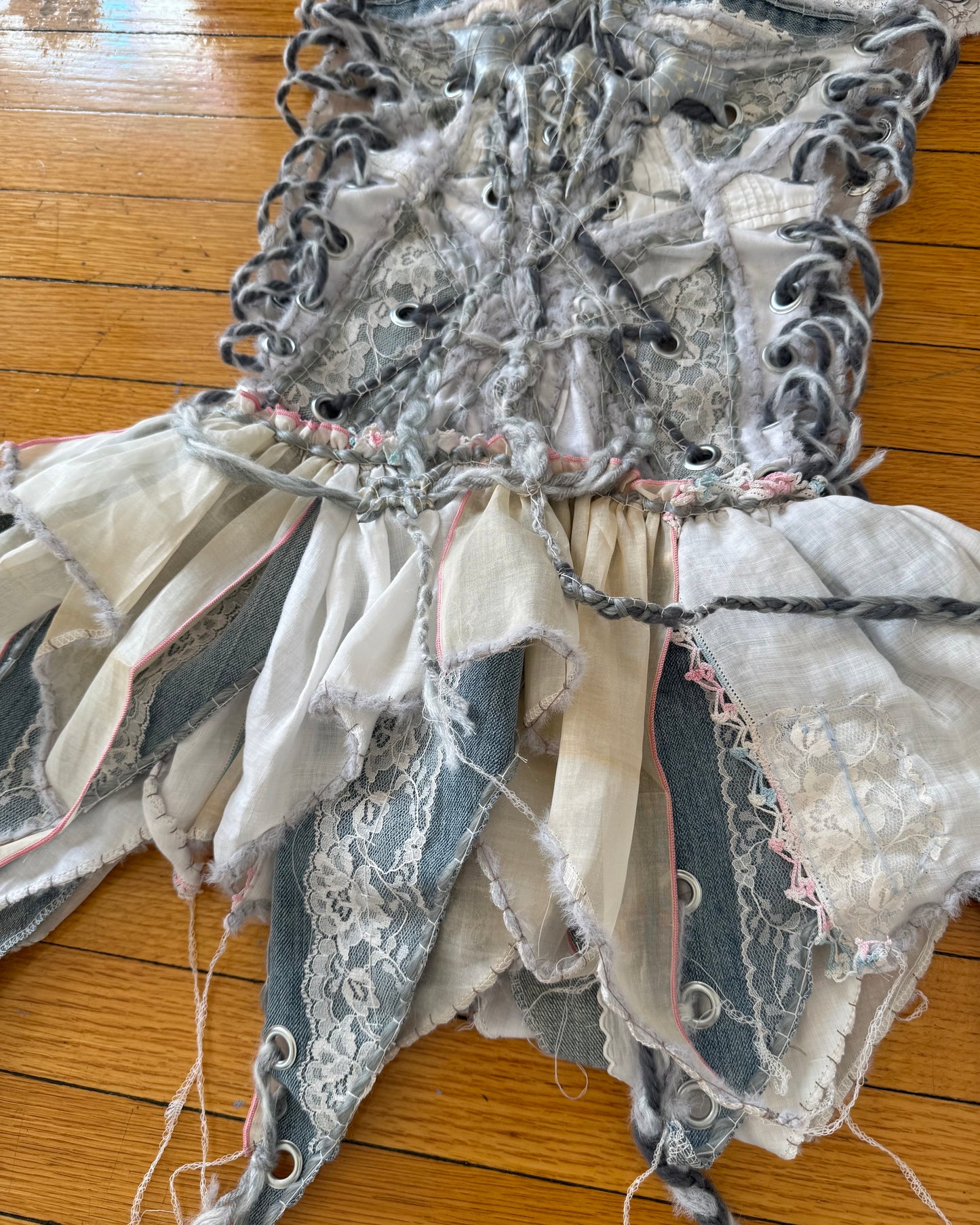 denim dance dress